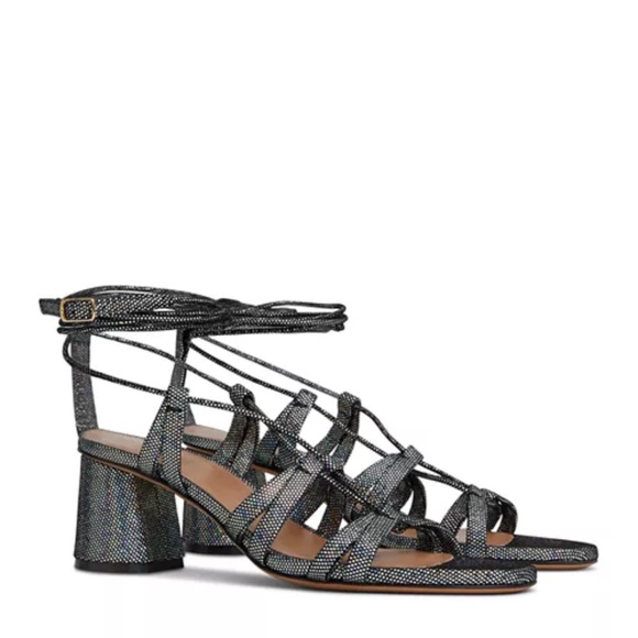 NEW! Mansur Gavriel Day Dream Lace-up Mid-heel Leather Sandals EU37 US 7 - Picture 2 of 6